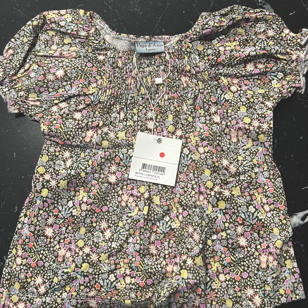 Brand New Top with tags multi flower print